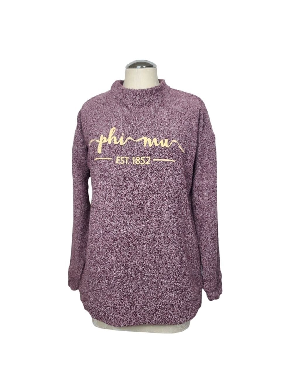 Woolly Threads Mock Neck Sweater M